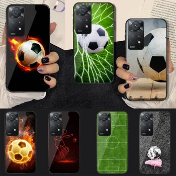Sport futball edzett üveg telefontok tok Xiaomi Redmi Note 7 8 9 10 11 12 S Pro Plus 5G 9C 10C K60