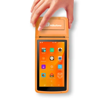 pda android avec lektőr kód barres avec symbole kézi android pos terminál 58mm nyugta nyomtató mobil pos gép