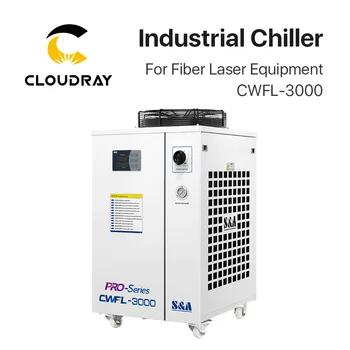 Cloudray S &A CWFL-3000 ipari léghűtő szálas lézergravírozó vágógéphez