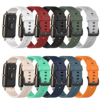 Smart Watch Sport Wacthband szilikon karkötő csere szíj a Huawei Watch Fit Mini számára