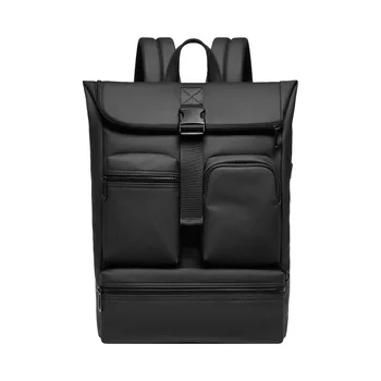 Férfi hátizsák divat férfi iskolai hátizsák 15,6 hüvelykes laptop hátizsák férfiaknak USB töltő férfi üzleti utazótáska