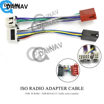 12-121 ISO rádióadapter SUBARU-hoz a RENAULT Traffic számára (egyes típusokon) Kábelköteg csatlakozó Kábelköteg kábel dugó