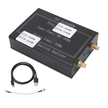 1 db 138-4400Mhz hordozható frekvenciaanalizátor Egyszerű kezelés Touch Control 4 módú kézi spektrumanalizátor