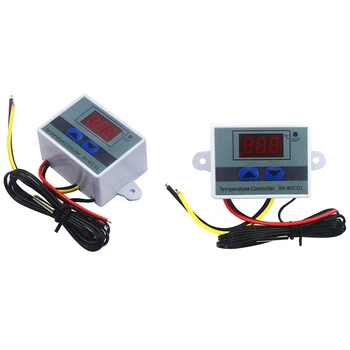 6Pcs AC digitális LED xh-W3001 inkubátor hűtéshez Fűtéskapcsoló termosztát NTC érzékelő 110-220V & 220V