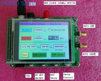Adf4355 modul Érintőképernyő Képernyő sweep RF jelforrás VCO mikrohullámú frekvencia szintetizátor PLL
