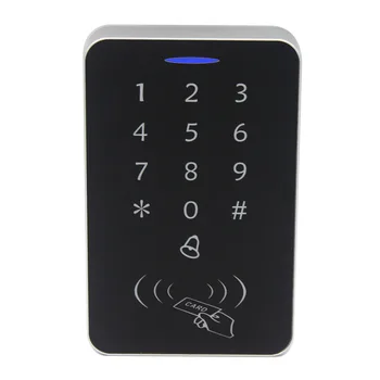 125Khz Rfid beléptető billentyűzet 1000 felhasználó 10 KeyFob RFID ajtó beléptető rendszerhez Elektromos zár intelligens billentyűzet