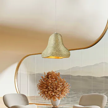 Wabi Sabi Étterem LED csillár Személyiség Bár sziget asztali lámpa Nordic Designer Nappali kiállítóterem függőlámpák
