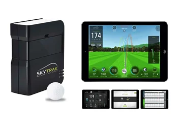 100% -ban hiteles SkyTrak Golf Simulator indítómonitor tokkal