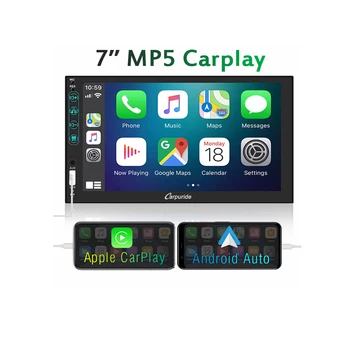 7 hüvelykes Apple Carplay monitor 2 Din Autoradio Car Play multimédia panel rádió sztereó videó MP5 lejátszó rendszer Tablet Szórakozás