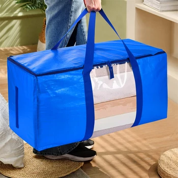 Gardróbok Ruhák Paplan tároló táska Utazási poggyász csomagolás Tasak Szervező Mozgó zsák Nagy kapacitású vízálló tároló táska